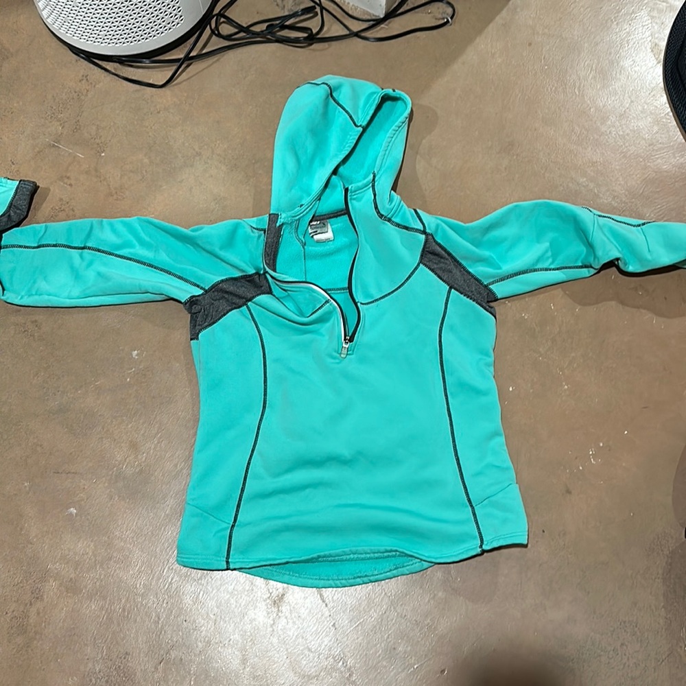 women’s mint avalanche zip up hoodie